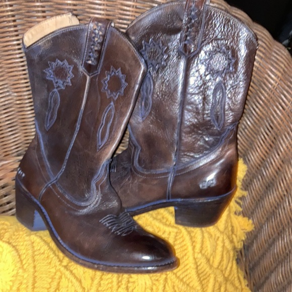 Bed Stu Shoes - Bed Stud destress leather wester boots